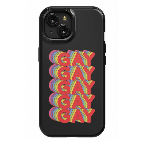 Gay Retro Rainbow Phone Case